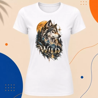 Dámské tričko - Vlk - Wild